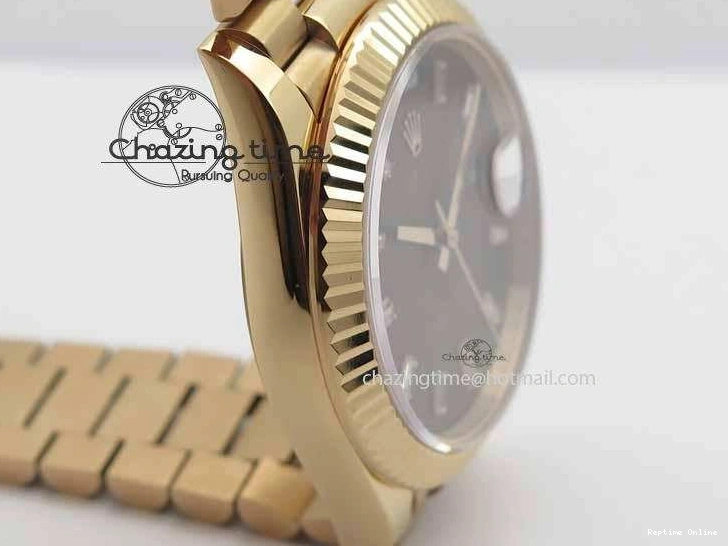 1219 Day Date 40mm RG BP Maker Best Edition Brown Dial Diamond Markers On RG Bracelet A ZeroBulk 3689